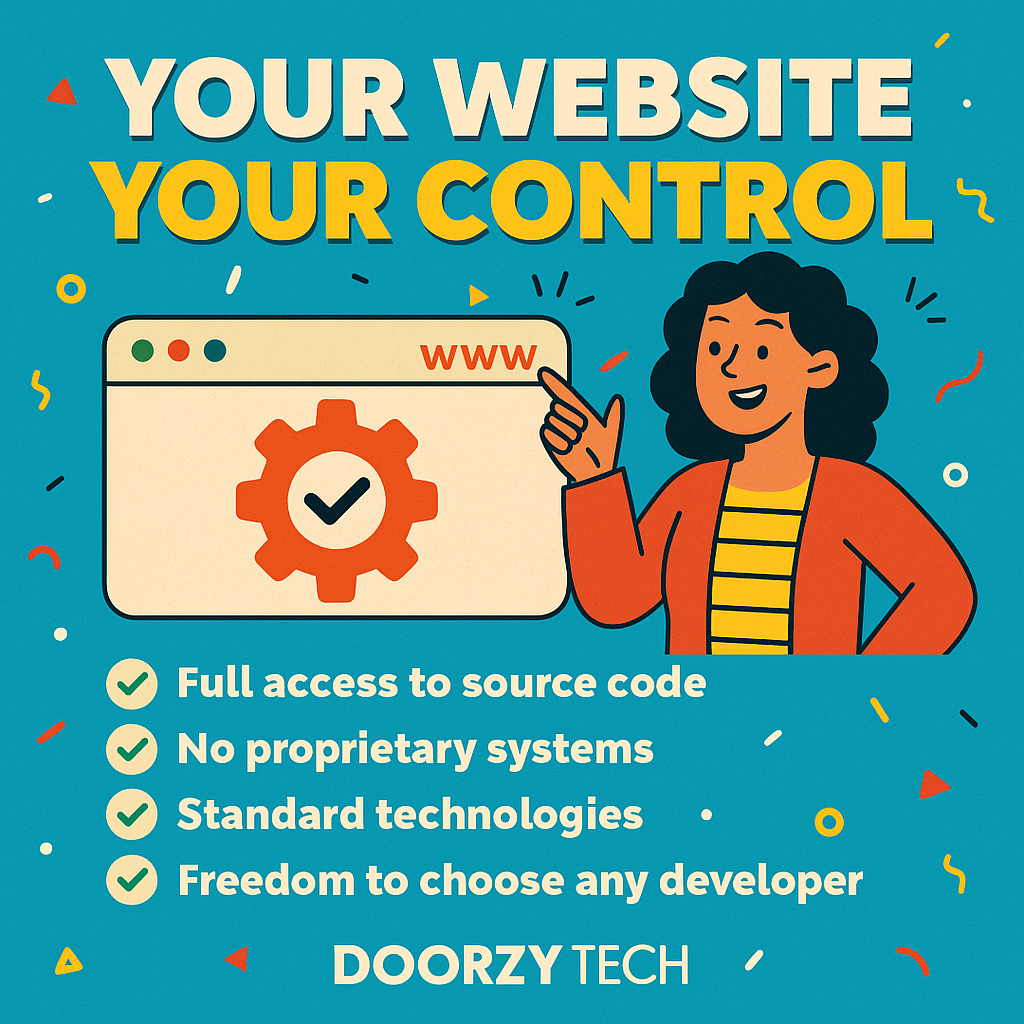 Why Doorzy Tech Websites Can Be Updated by Any Developer