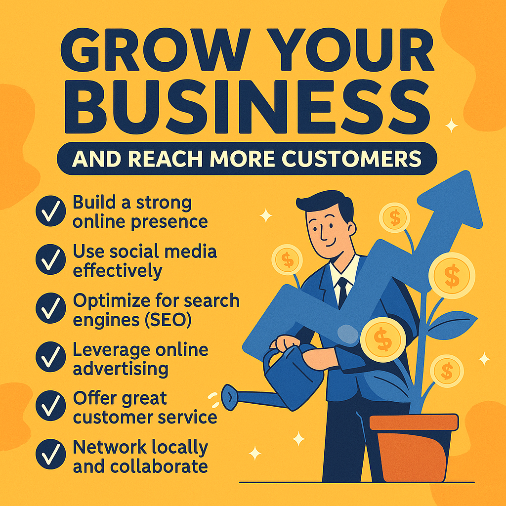 Tips to Grow Your Business and Reach More Customers