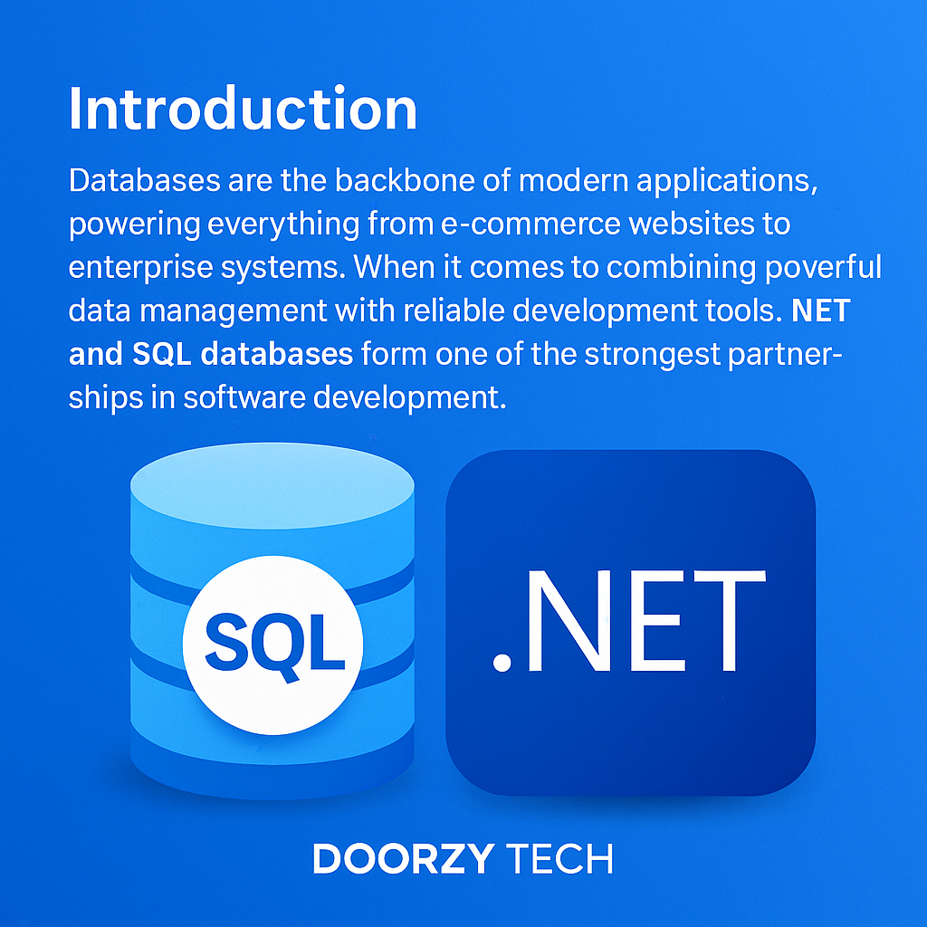 Mastering SQL and Databases with .NET for Modern Applications