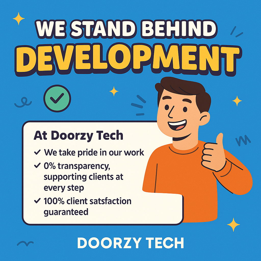 Doorzy Tech – Standing Behind Every Line of Code